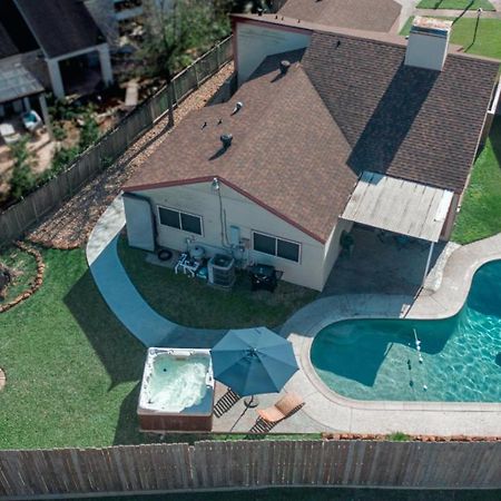 1976Houstongem Luminous Pvtpool & Hottub Dt20Mins For Lrg Families 6Beds 2Bathヴィラ エクステリア 写真