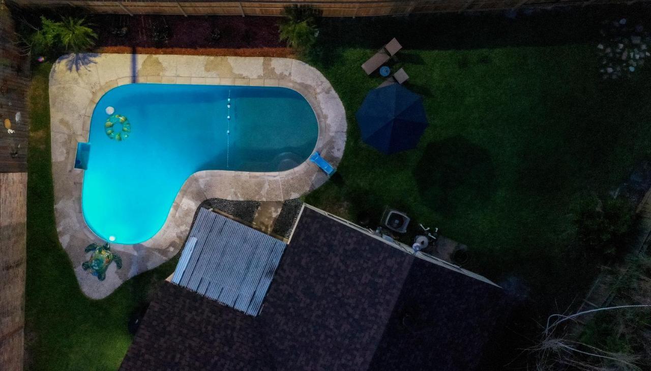 1976Houstongem Luminous Pvtpool & Hottub Dt20Mins For Lrg Families 6Beds 2Bathヴィラ エクステリア 写真
