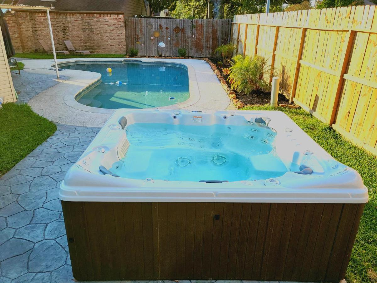 1976Houstongem Luminous Pvtpool & Hottub Dt20Mins For Lrg Families 6Beds 2Bathヴィラ エクステリア 写真