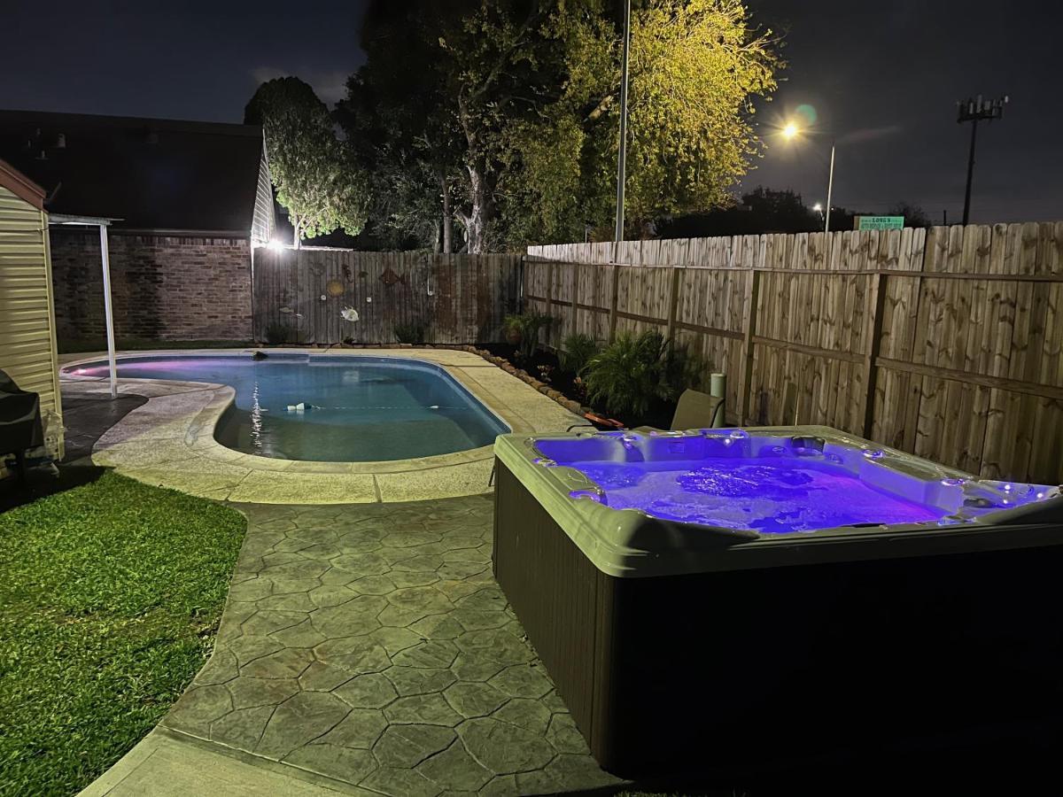 1976Houstongem Luminous Pvtpool & Hottub Dt20Mins For Lrg Families 6Beds 2Bathヴィラ エクステリア 写真